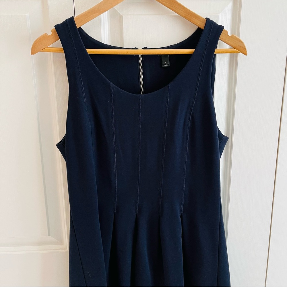 J. Crew Navy Ponte Dress, Size 8
